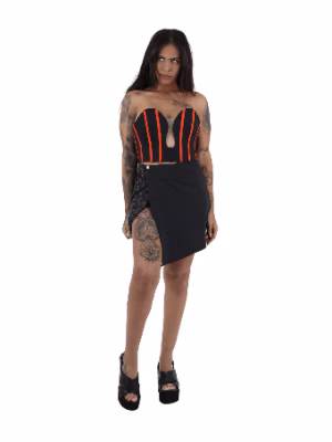 Bustier Arancione Notturno